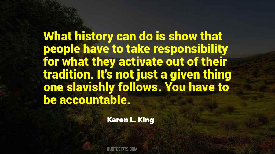 Quotes About You Accountable #828180
