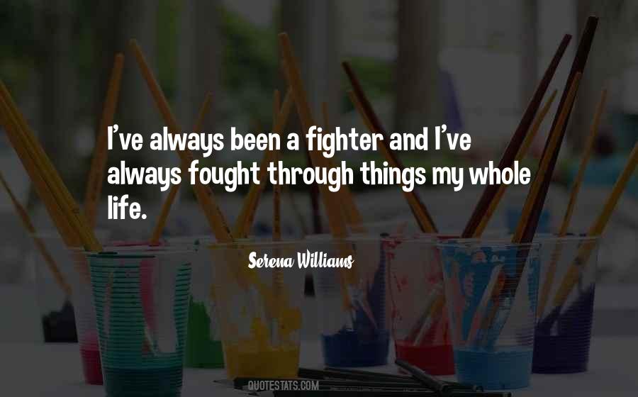 Fighter Life Quotes #394991