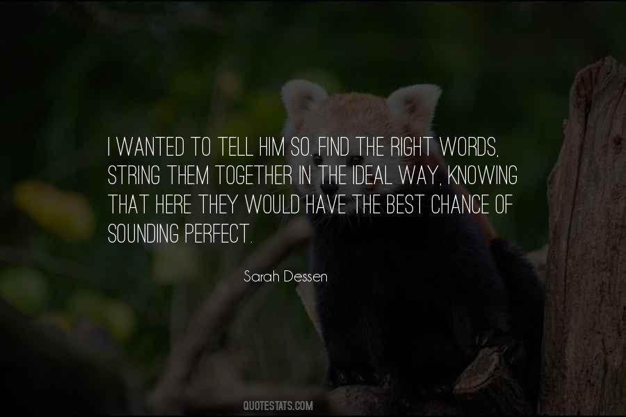 Words Best Quotes #1676643