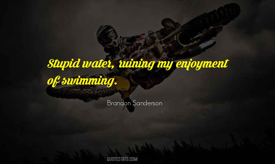 Swimming Water Quotes #18994