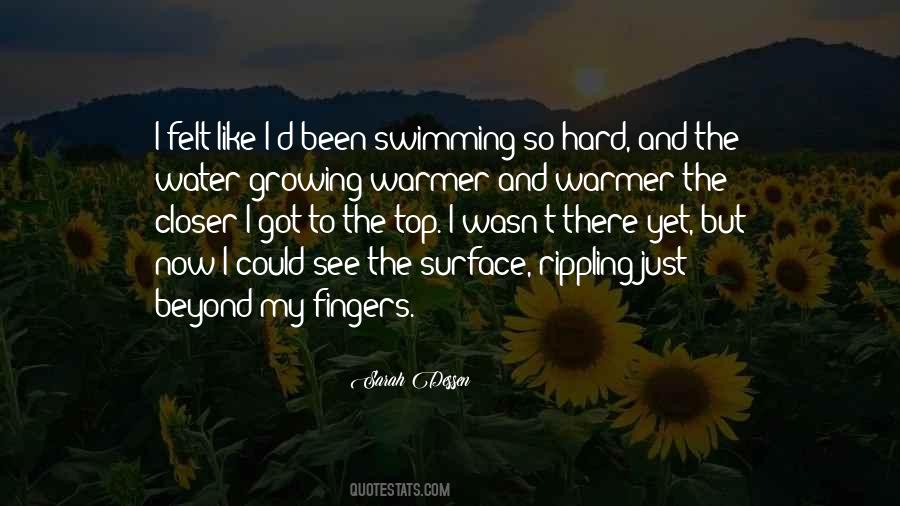 Swimming Water Quotes #73269