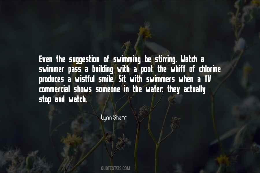 Swimming Water Quotes #942515
