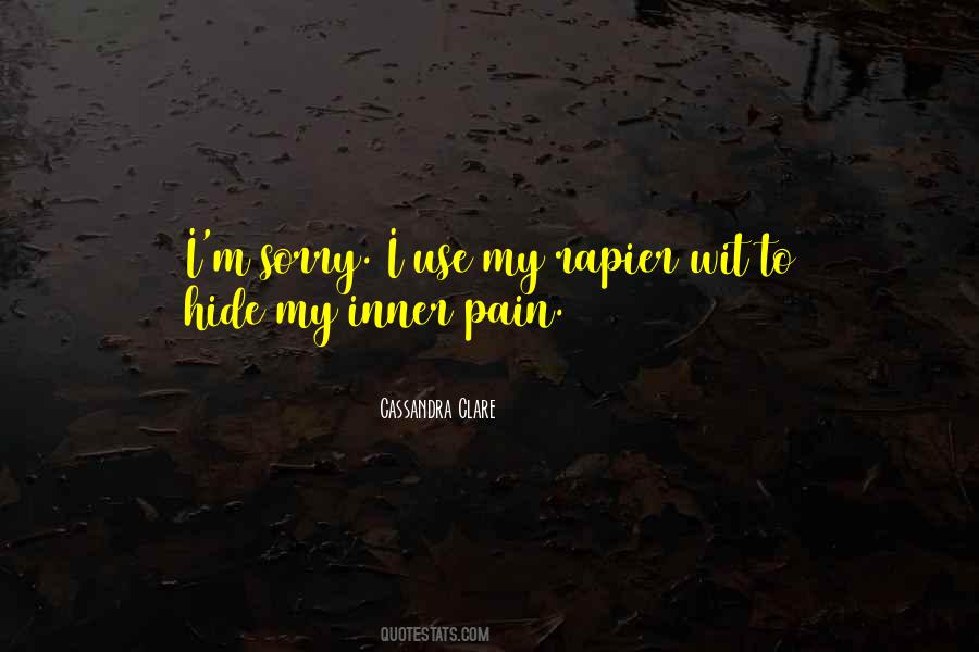 Hide My Pain Quotes #867390