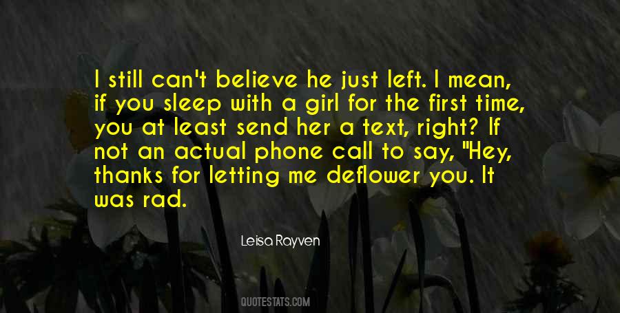 Just A Phone Call Quotes #1830202