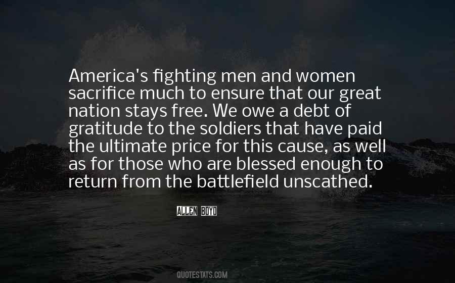 Our Soldiers Quotes #63383