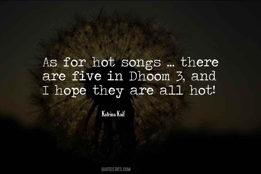 Hot Song Quotes #465284