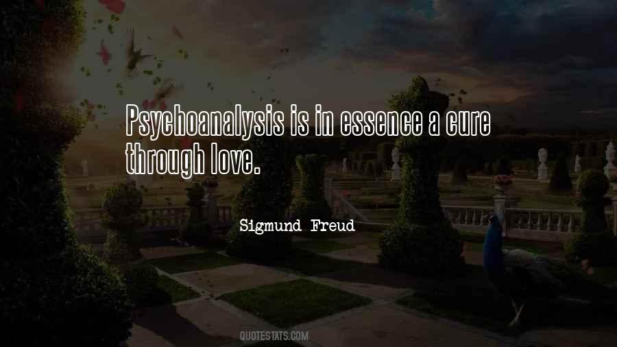 Freud Psychoanalysis Quotes #1045840