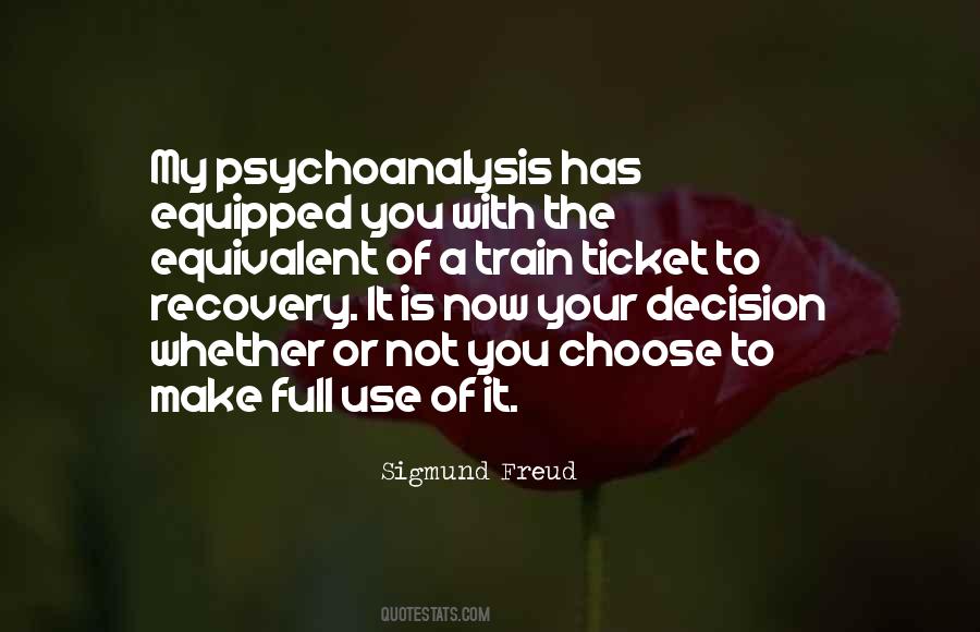 Freud Psychoanalysis Quotes #288170