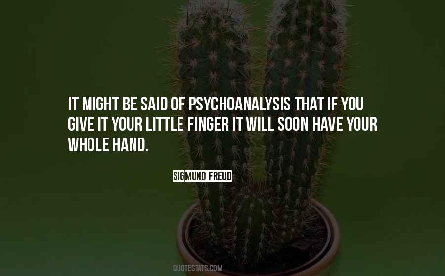 Freud Psychoanalysis Quotes #550060