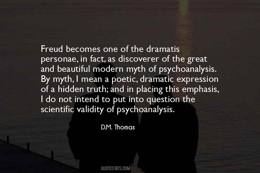 Freud Psychoanalysis Quotes #581442