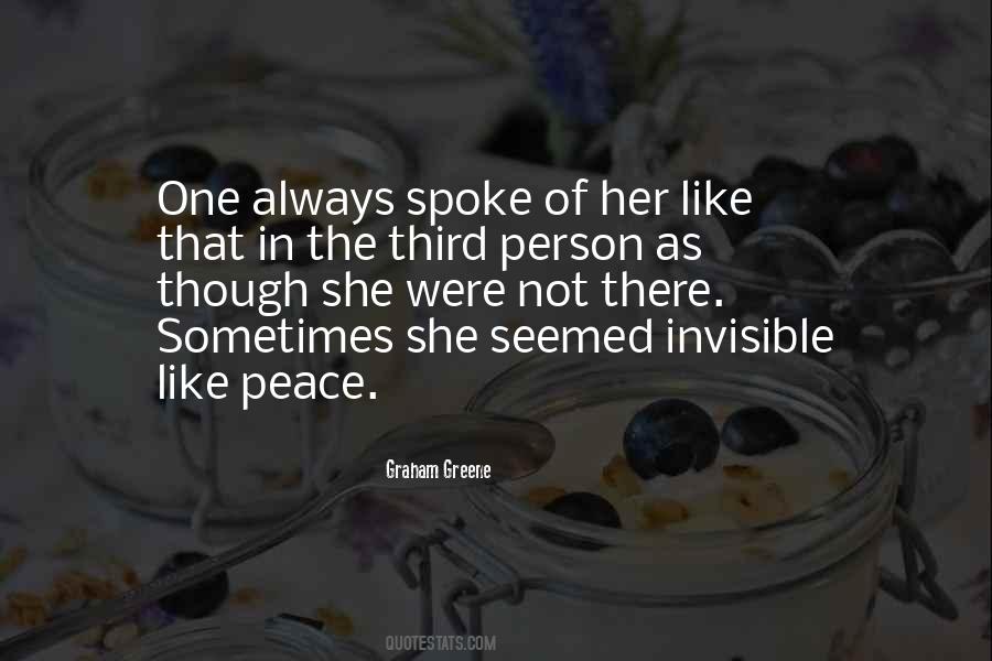 Her Peace Quotes #1129398