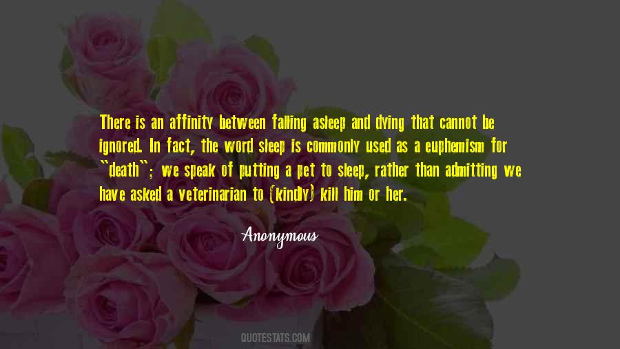 Putting A Pet To Sleep Quotes #1628718