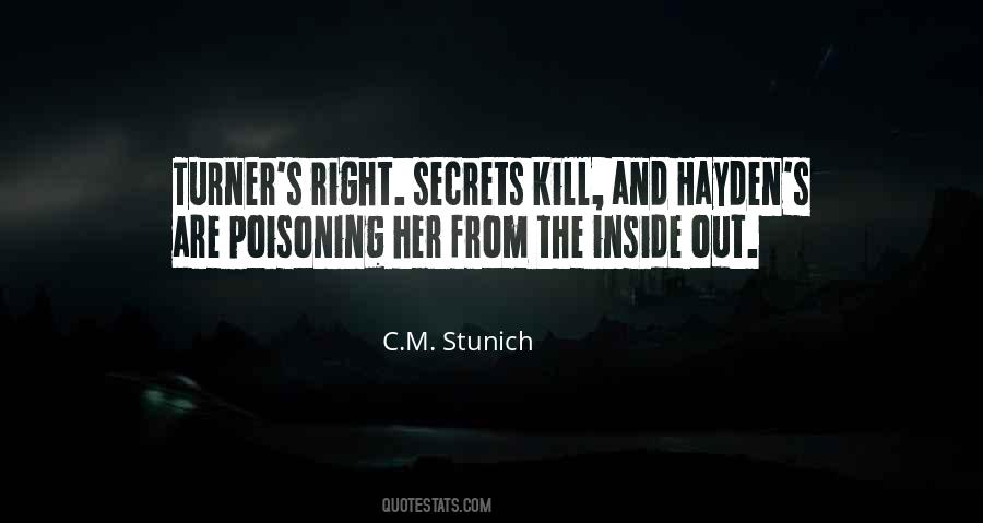Secrets Out Quotes #1100852