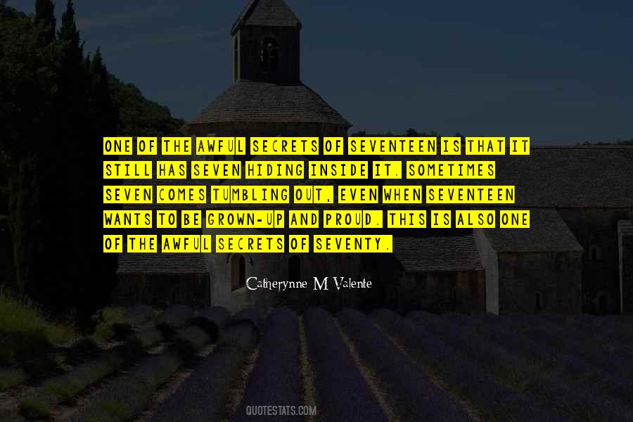 Secrets Out Quotes #1829365