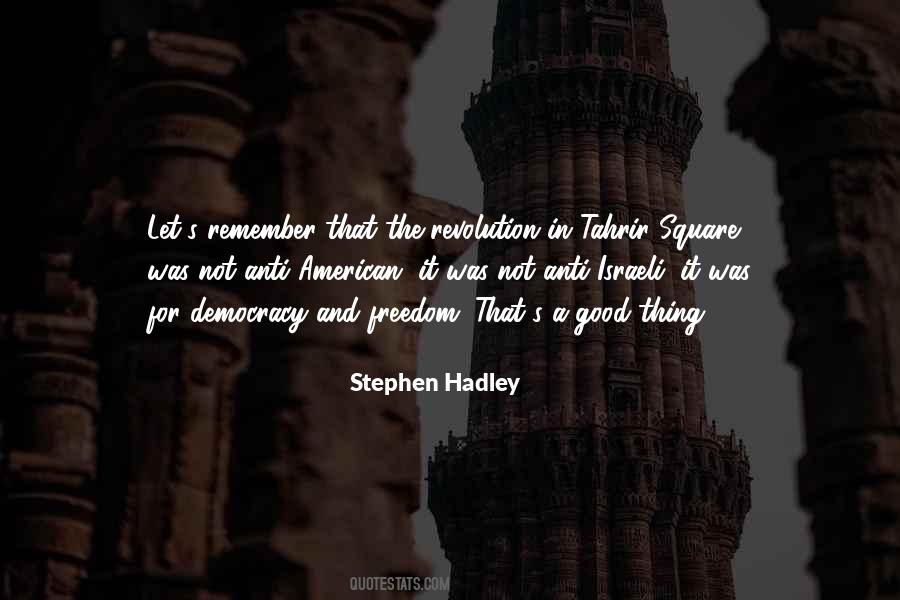 Quotes About Hadley #754909