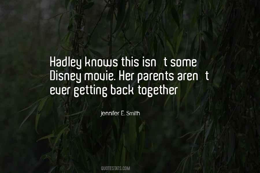 Quotes About Hadley #92339