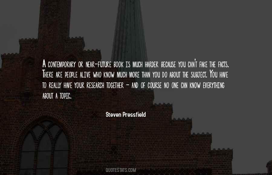 Quotes About One Topic #1462774