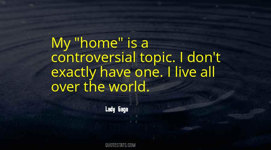 Quotes About One Topic #350549