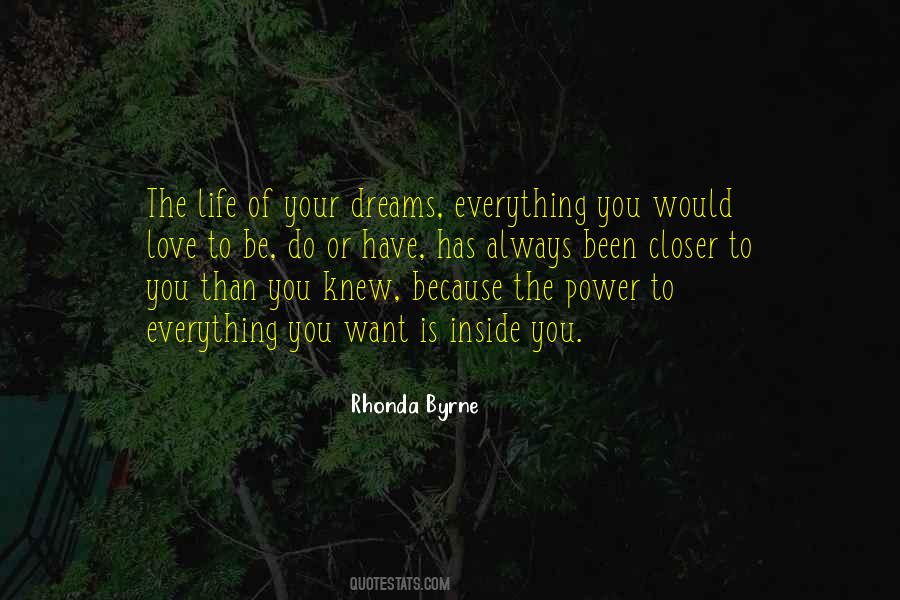 The Power Of Dreams Quotes #263897