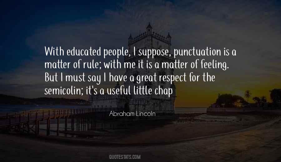 Respect For People Quotes #806985