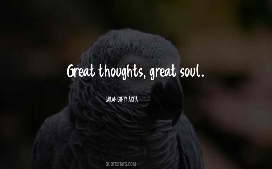 Soul Thoughts Quotes #528419