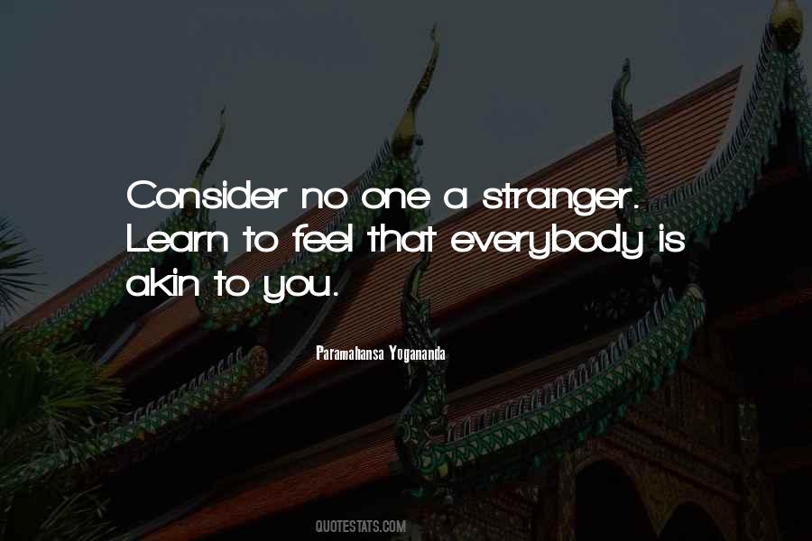 Stranger To Stranger Quotes #29551