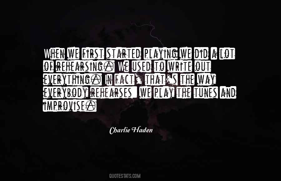 Quotes About Haden #188349