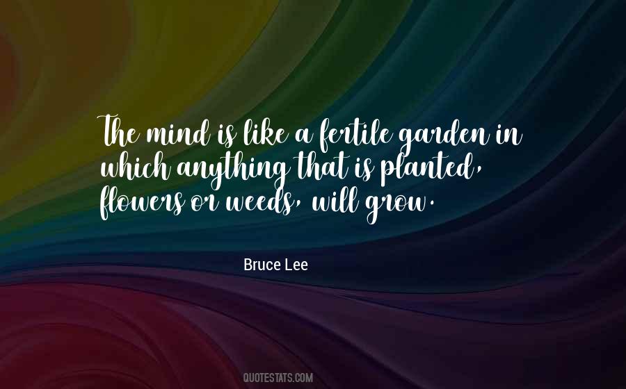 Your Mind Is Like A Garden Quotes #979812