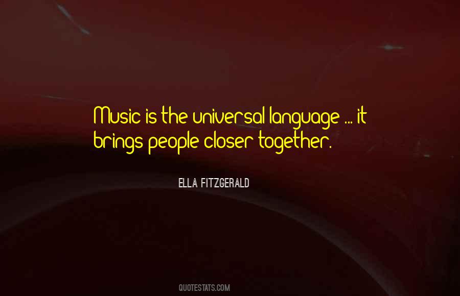 Music Is Universal Language Quotes #1458712