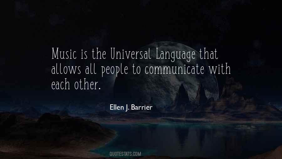 Music Is Universal Language Quotes #842163