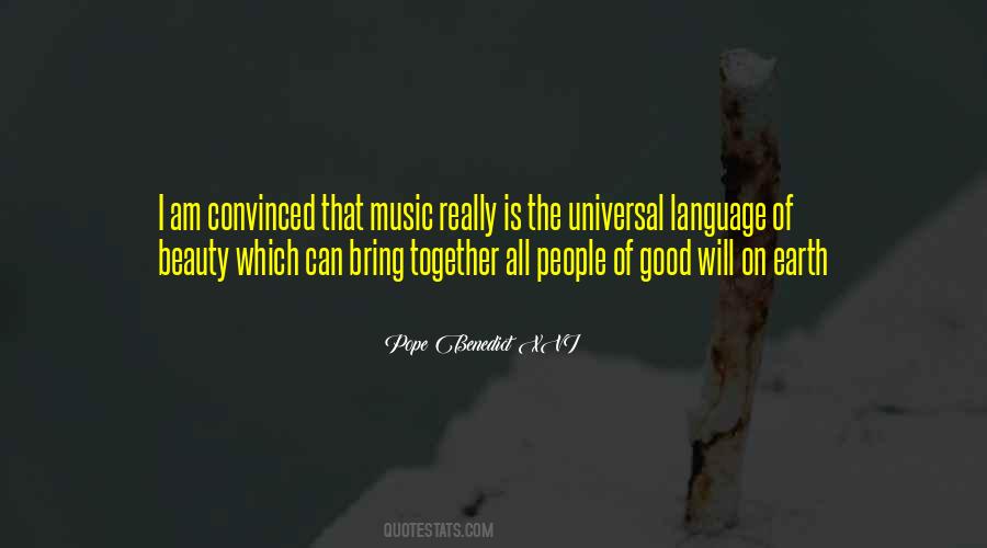 Music Is Universal Language Quotes #850158