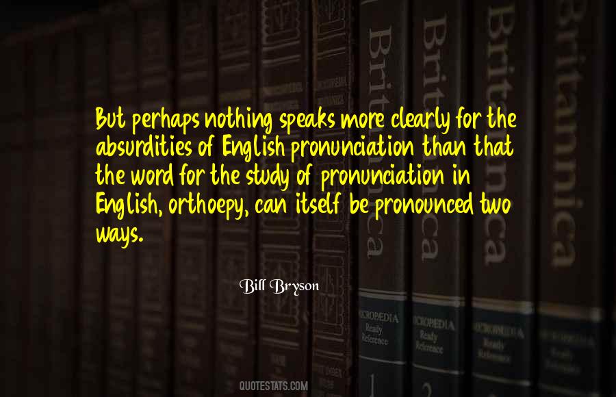 Pronunciation Of The Word Quotes #747220