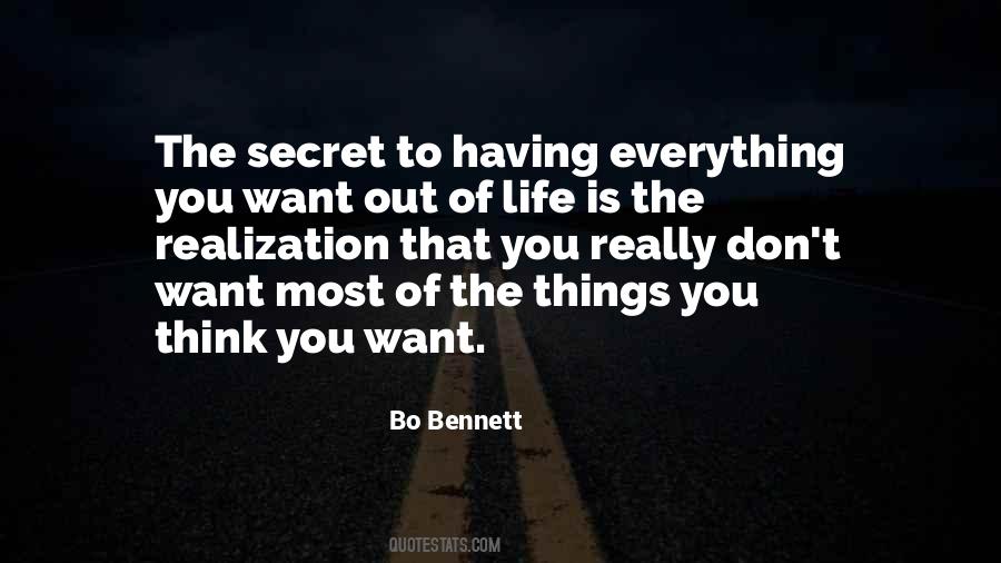 Secret Is Out Quotes #1761106