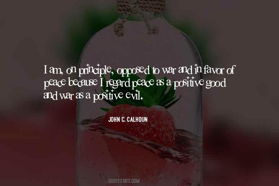 Positive Peace Quotes #1727664