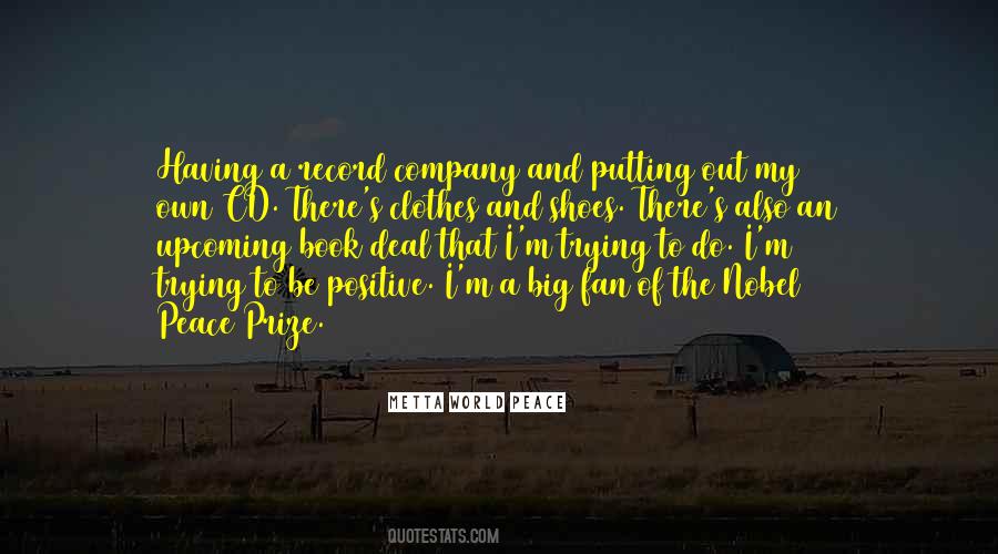 Positive Peace Quotes #215391