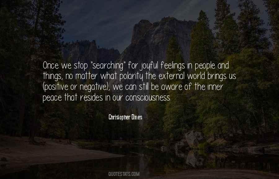 Positive Peace Quotes #263506