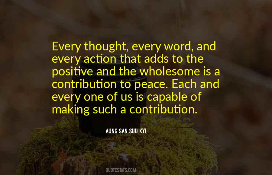 Positive Peace Quotes #529051