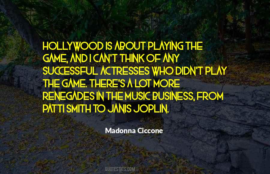 Quotes About Playing The Games #473354