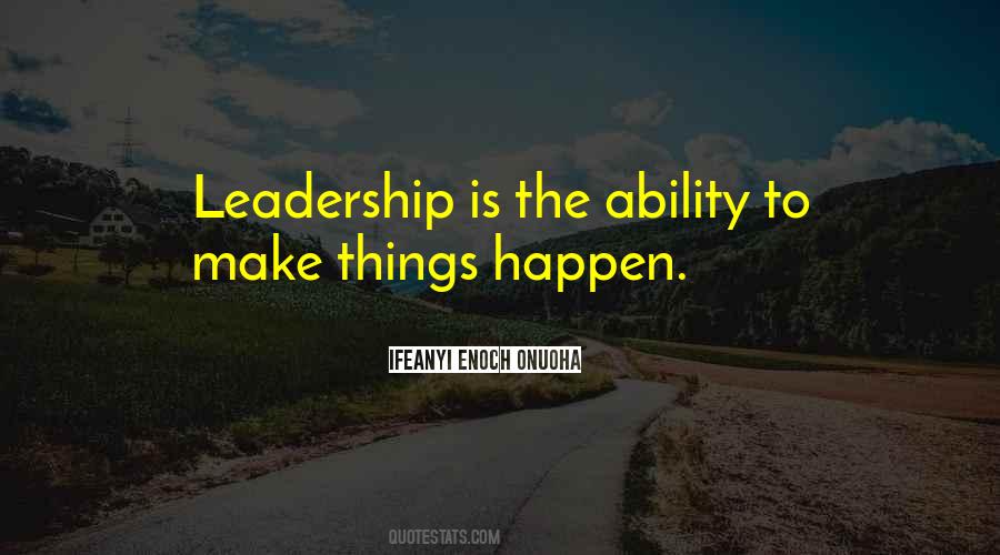 Leader Wisdom Quotes #1737025
