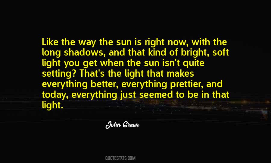 The Sun Is Setting Quotes #510084