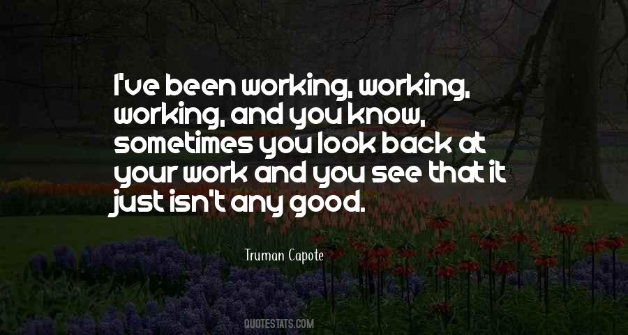 Work Looks Quotes #801031