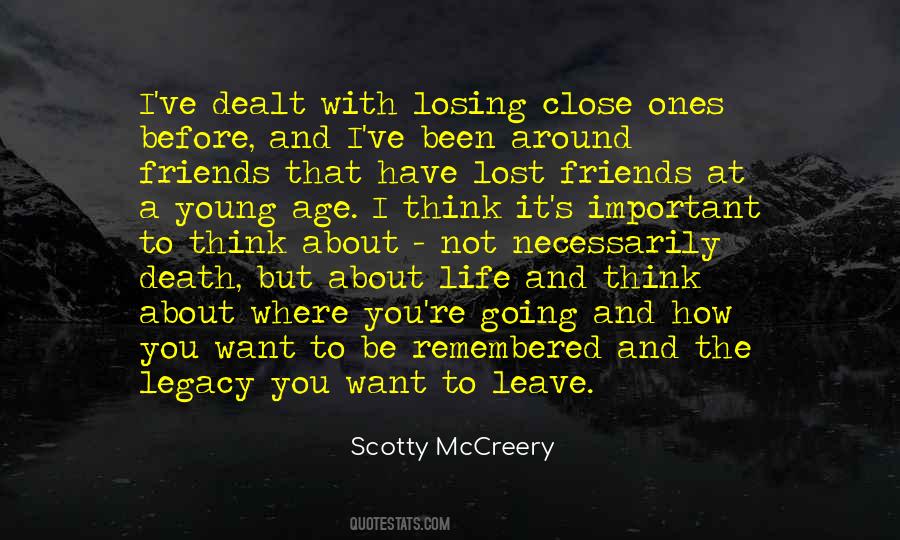 Losing A Life Quotes #1599056