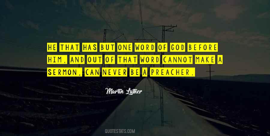 Quotes About A Preacher #1247530