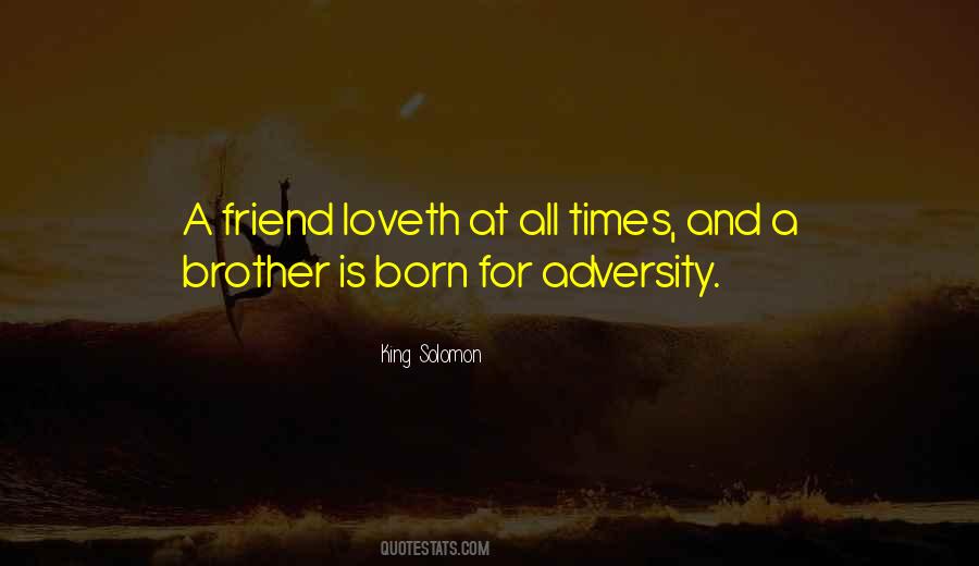 Friend And Brother Quotes #1383706