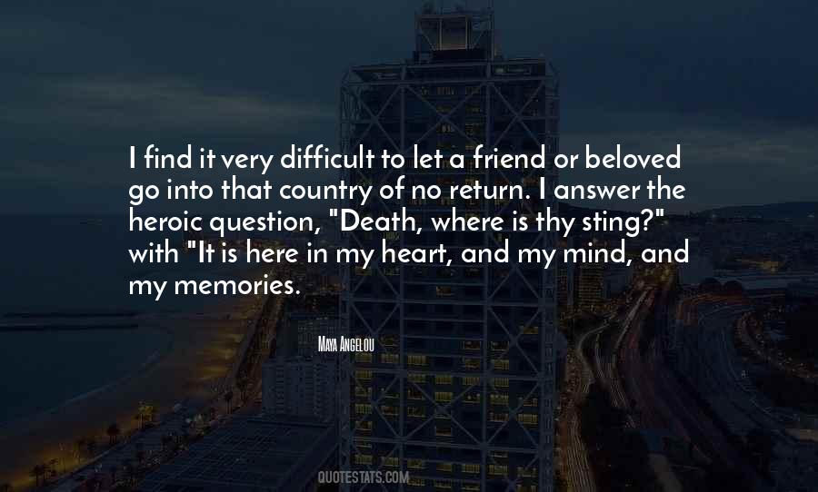 Friend And Death Quotes #1402555