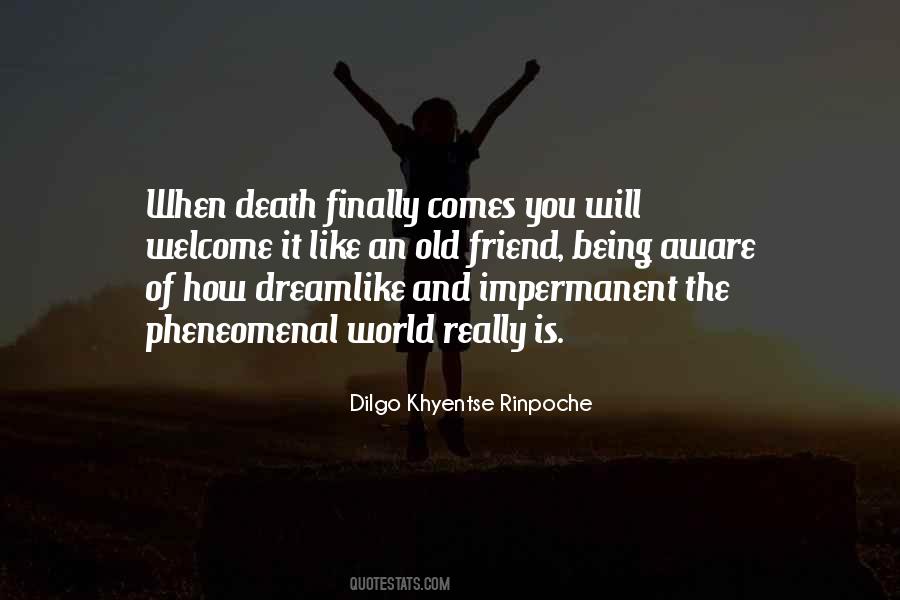 Friend And Death Quotes #1613411