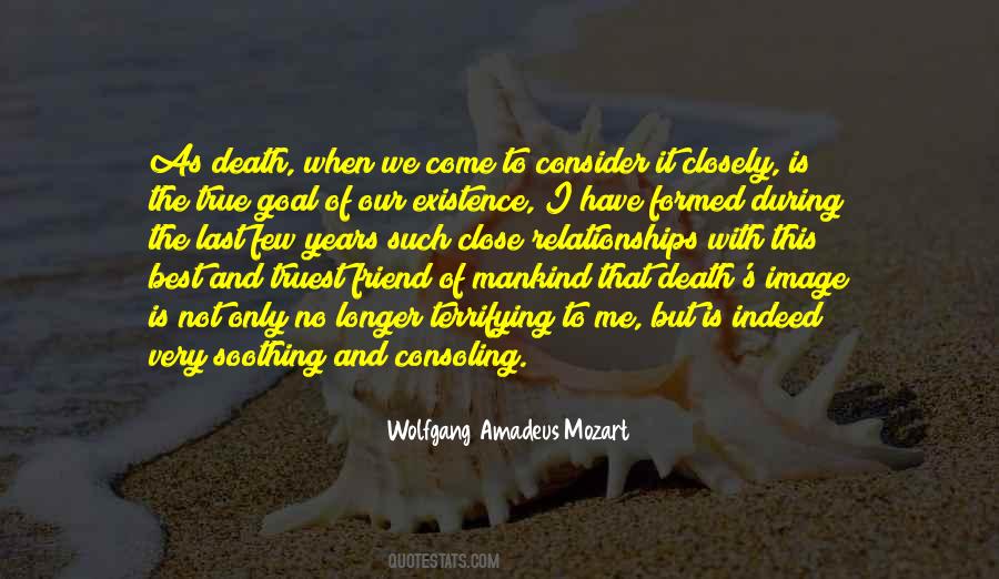 Friend And Death Quotes #20158