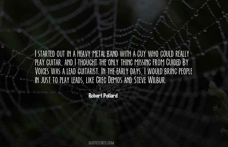 Heavy Metal Band Quotes #730240
