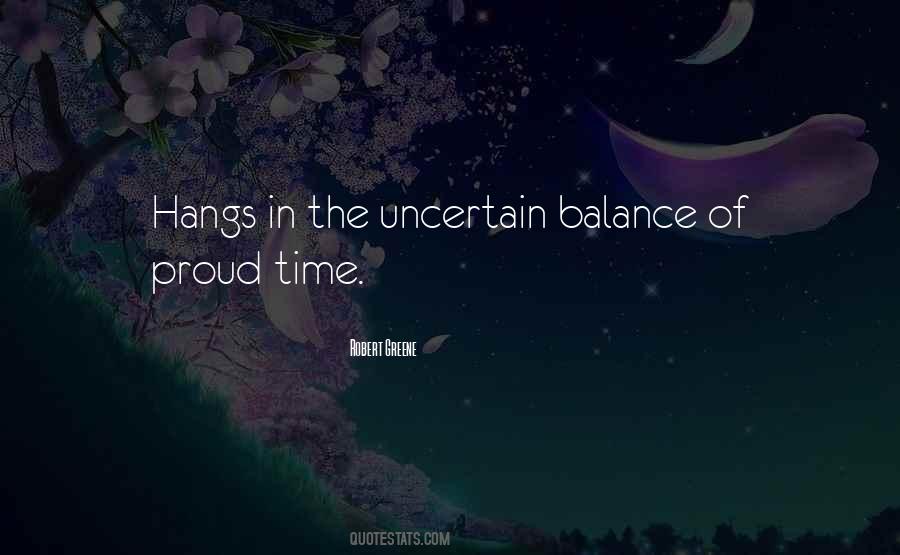 Uncertain Time Quotes #899042