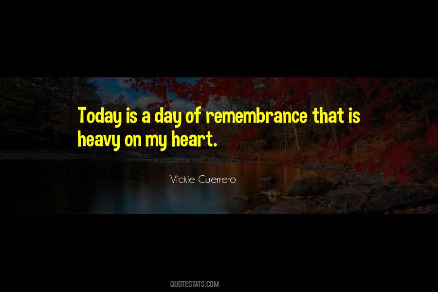 Heavy On My Heart Quotes #323605